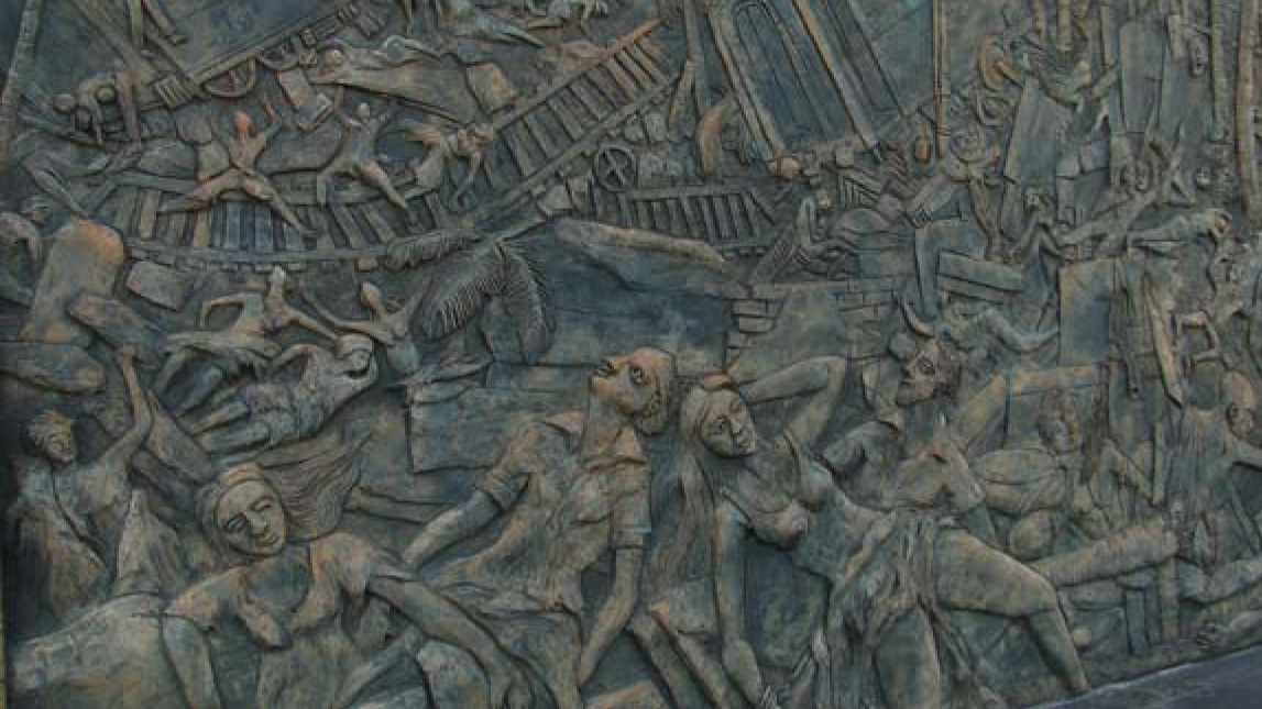 płaskorzeźba - powódź