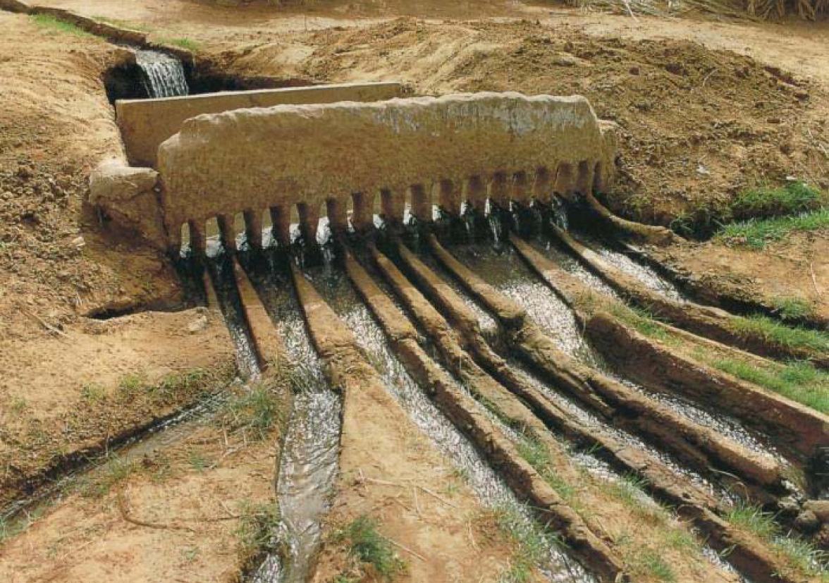 kanały irygacyjne - rozdzielnia