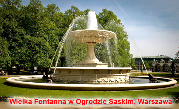 Fontanna w Ogrodzie Saskim