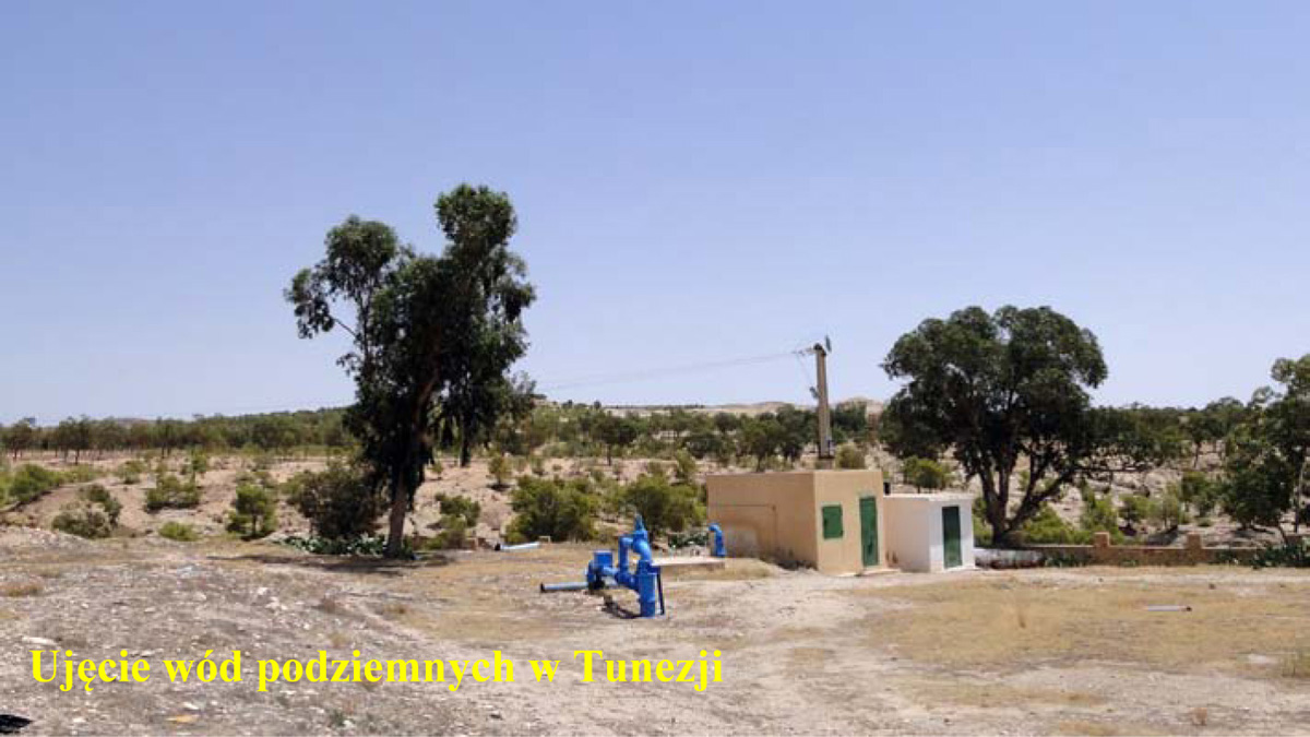 Ujęcie wód podziemnych w Tunezji