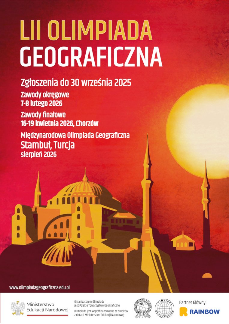 Poster LII Olimpiady Geograficznej