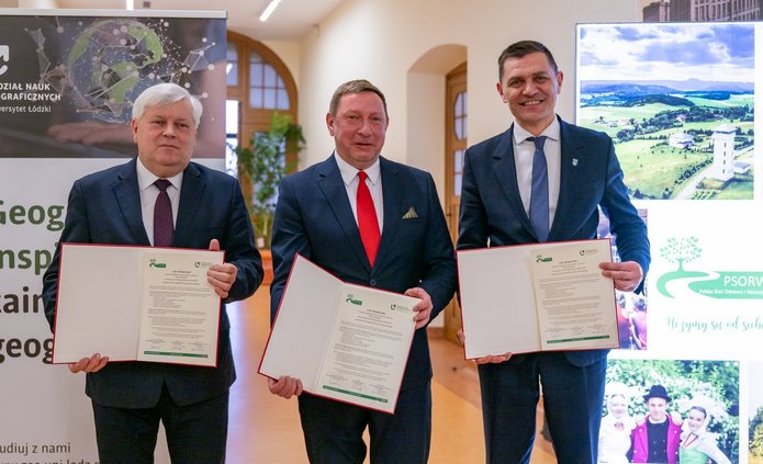 Wydział Nauk Geograficznych UŁ podpisał list intencyjny z Polską Siecią Odnowy i Rozwoju Wsi