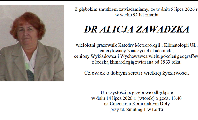 dr Alicja Zawadzka