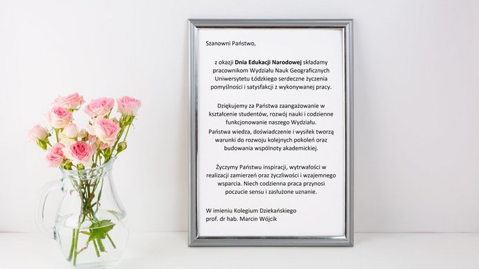 Życzenia z okazji Dnia Edukacji Narodowej