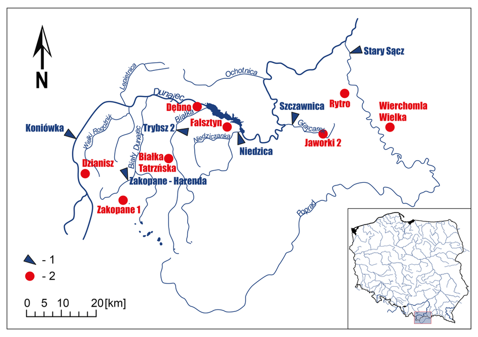 Relationships between springs yield dynamics and hydrological drought development