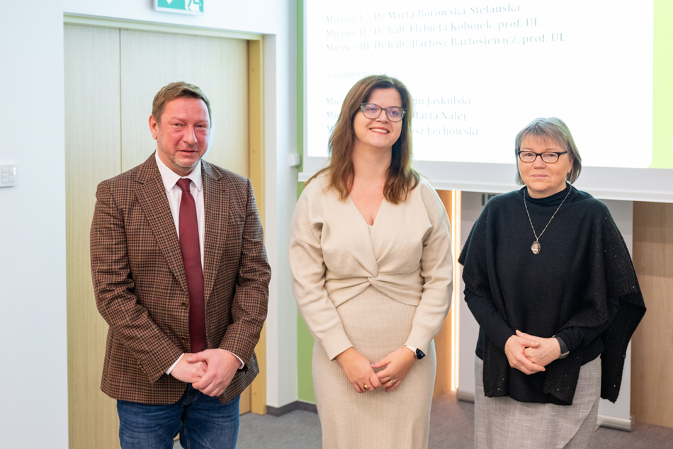 wręczenie dyplomów laureatom konkursu „Najlepszy wykładowca WNG” w roku 2024